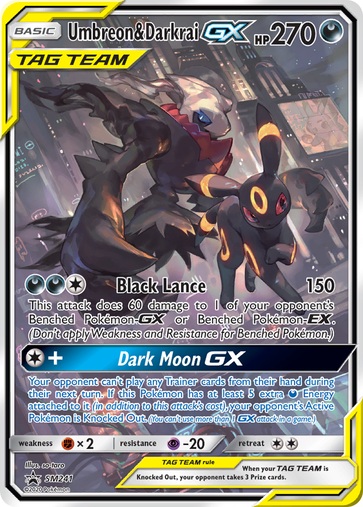 Umbreon & Darkrai-GX [SM Black Star Promos] - Deck Out Gaming