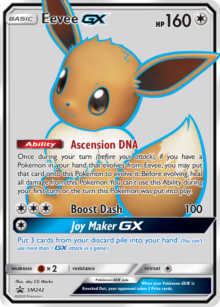 Eevee GX (SM242) [Sun & Moon: Black Star Promos] - Deck Out Gaming