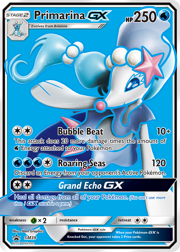 Primarina-GX [SM Black Star Promos] - Deck Out Gaming