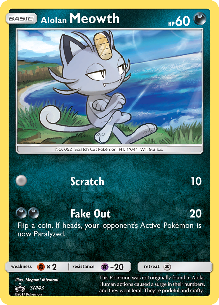 Alolan Meowth [SM Black Star Promos] - Deck Out Gaming