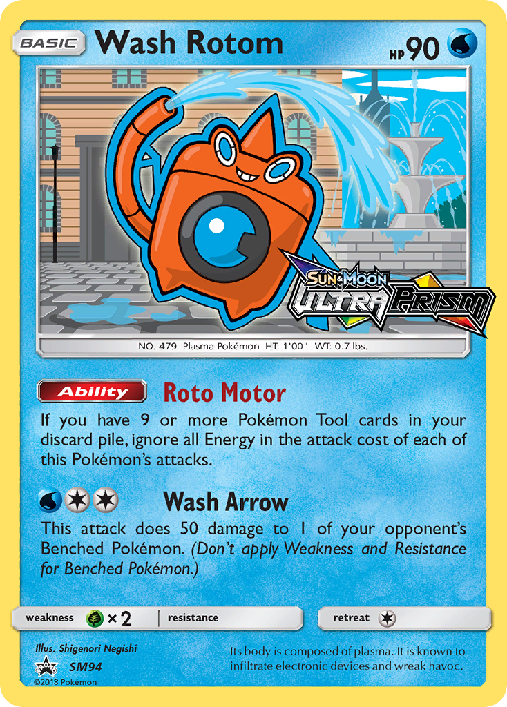 Wash Rotom [SM Black Star Promos] - Deck Out Gaming