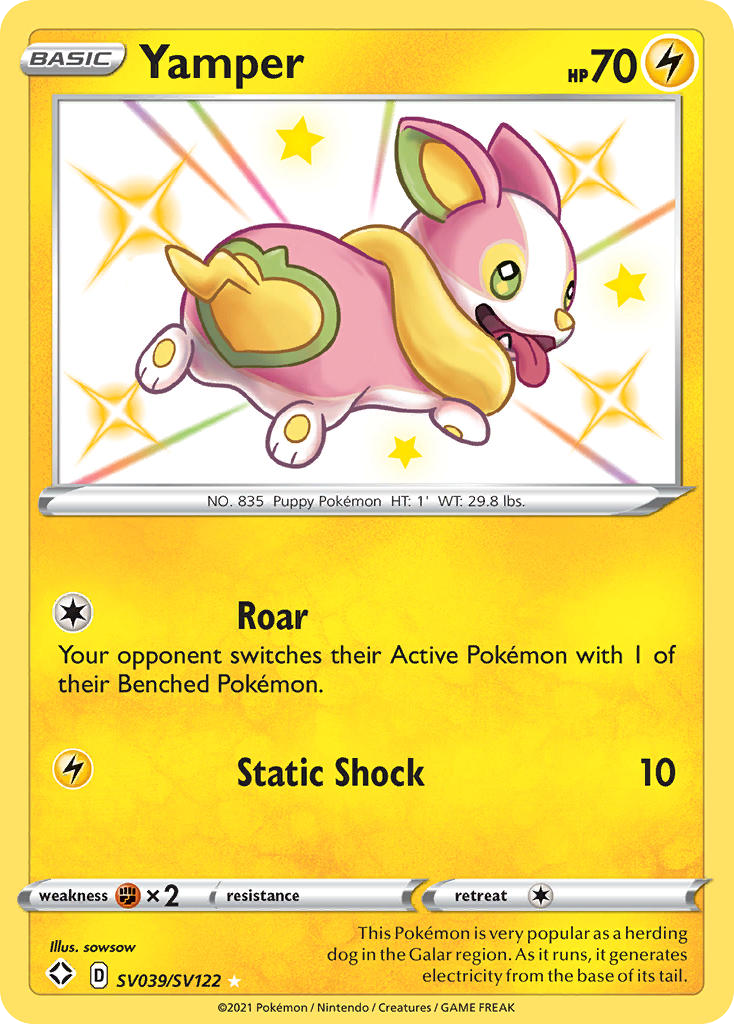 Yamper (SV039/SV122) [Sword & Shield: Shining Fates] - Deck Out Gaming