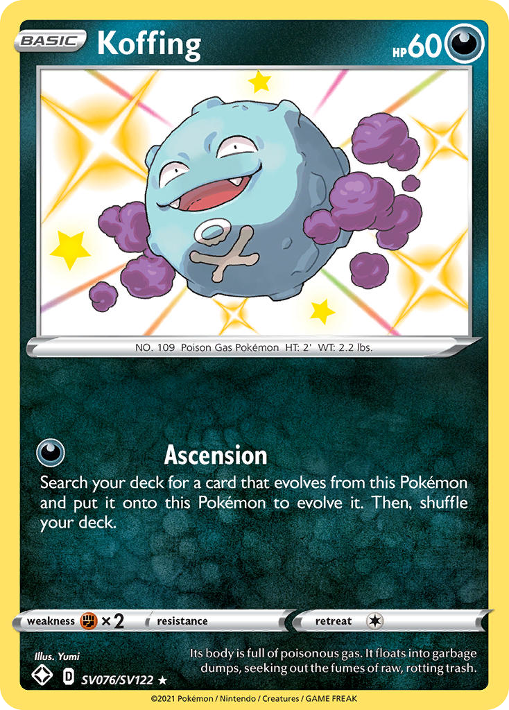 Koffing (SV076/SV122) [Sword & Shield: Shining Fates] - Deck Out Gaming