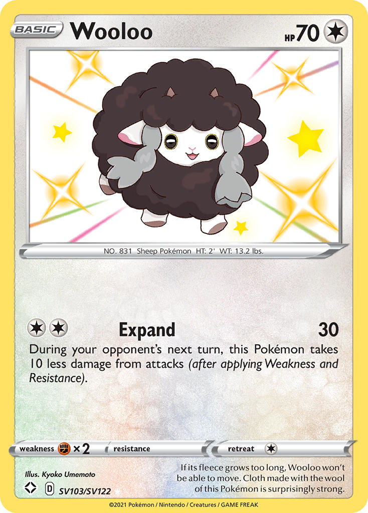 Wooloo (SV103/SV122) [Sword & Shield: Shining Fates] - Deck Out Gaming