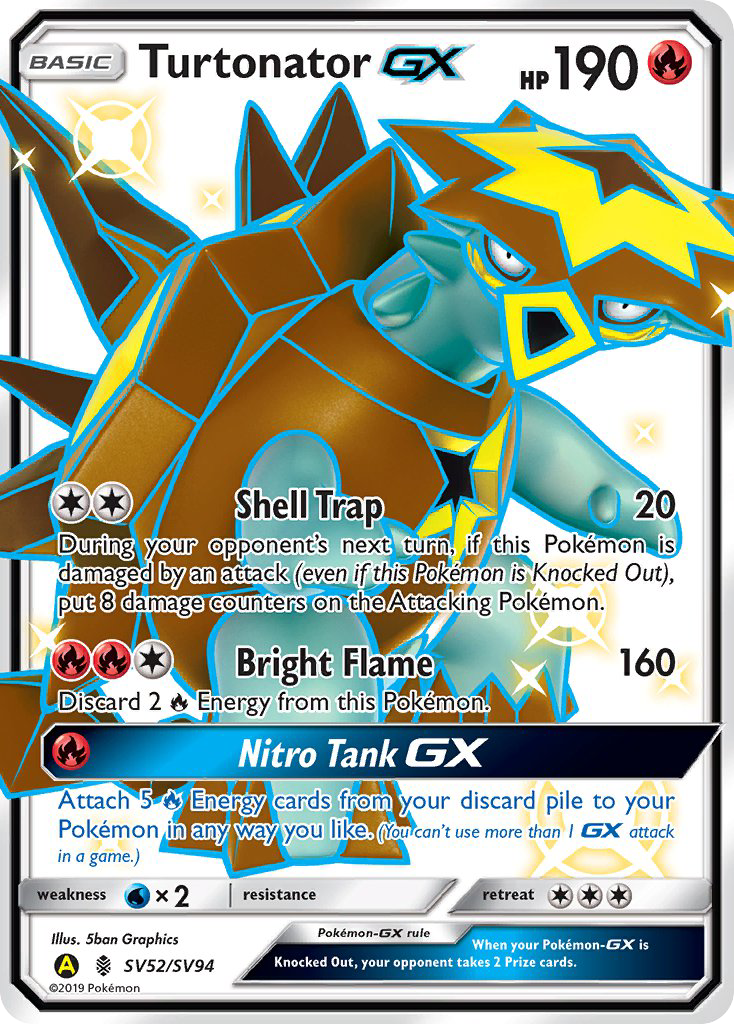 Turtonator GX (SV52/SV94) [Hidden Fates: Shiny Vault] - Deck Out Gaming