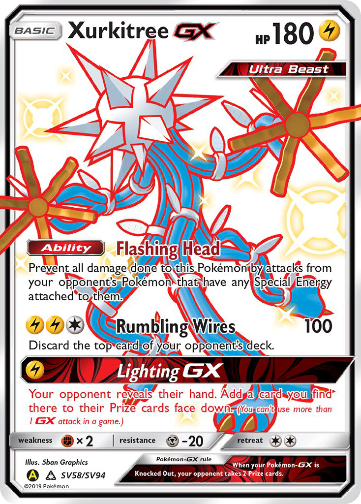 Xurkitree GX (SV58/SV94) [Hidden Fates: Shiny Vault] - Deck Out Gaming