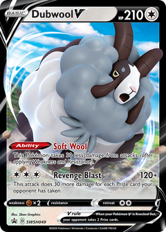 Dubwool V - SWSH049 [SWSH: Sword & Shield Promo Cards] - Deck Out Gaming
