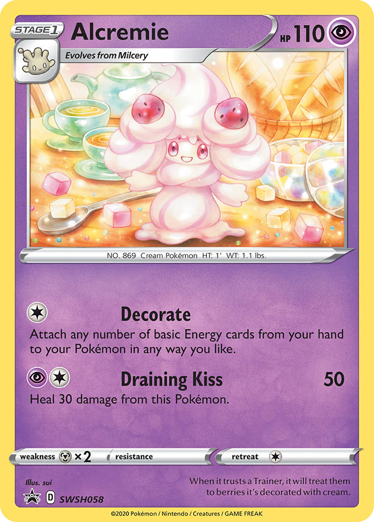 Alcremie (SWSH058) [Sword & Shield: Black Star Promos] - Deck Out Gaming