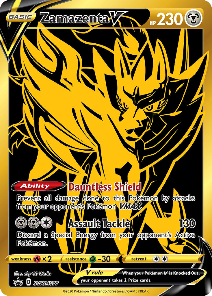 Zamazenta V (SWSH077) [Sword & Shield: Black Star Promos] - Deck Out Gaming