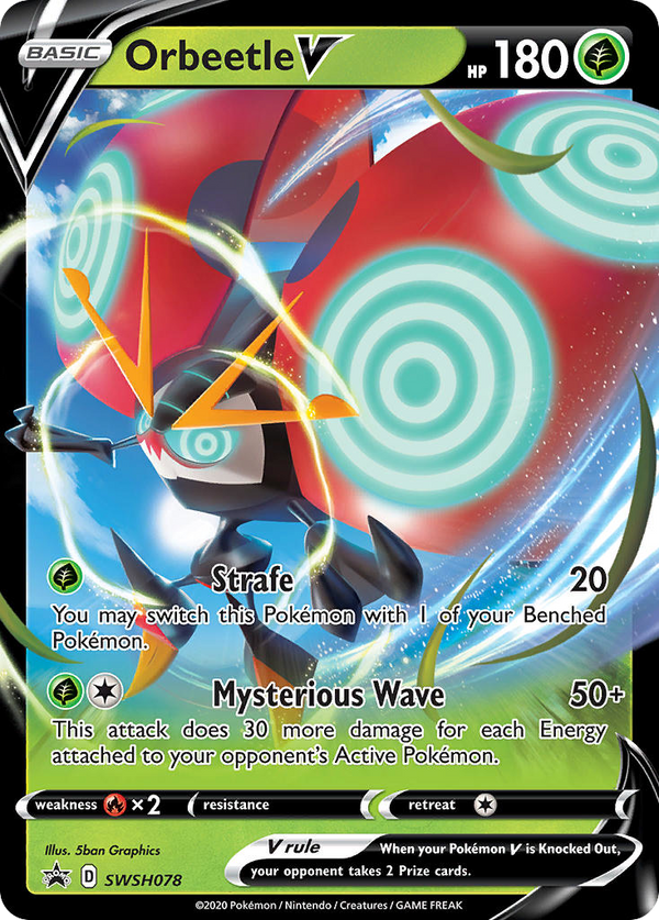 Orbeetle V - SWSH078 [SWSH: Sword & Shield Promo Cards] - Deck Out Gaming