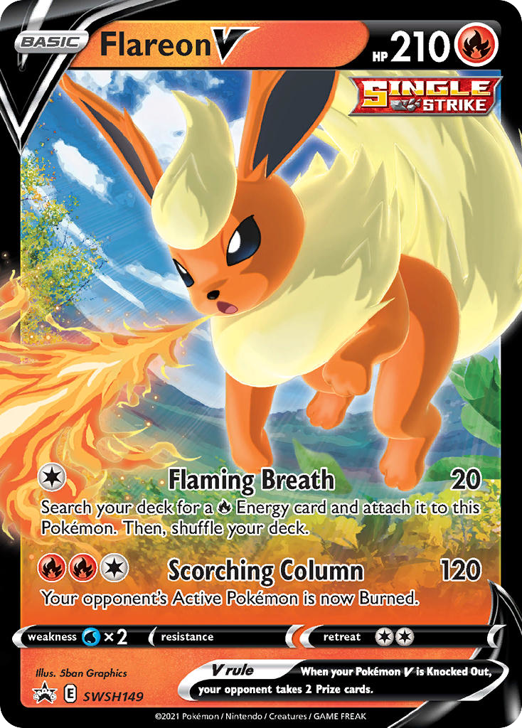 Flareon V (SWSH149) [Sword & Shield: Black Star Promos] - Deck Out Gaming