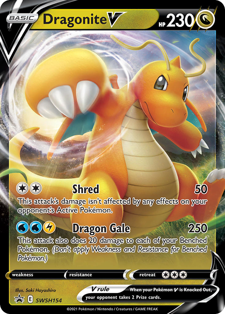 Dragonite V (SWSH154) [Sword & Shield: Black Star Promos] - Deck Out Gaming