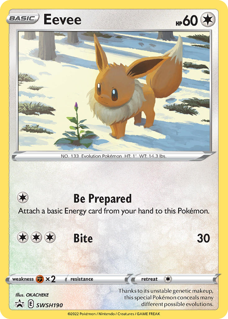Eevee (SWSH190) [Sword & Shield: Black Star Promos] - Deck Out Gaming