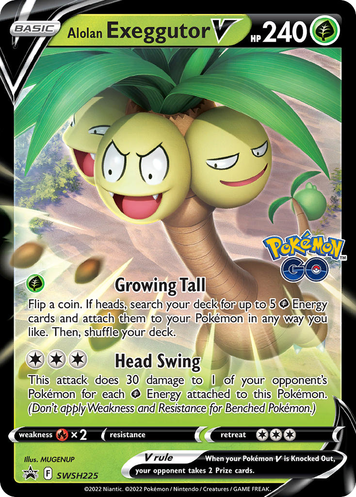 Alolan Exeggutor V (SWSH225) [Sword & Shield: Black Star Promos] - Deck Out Gaming