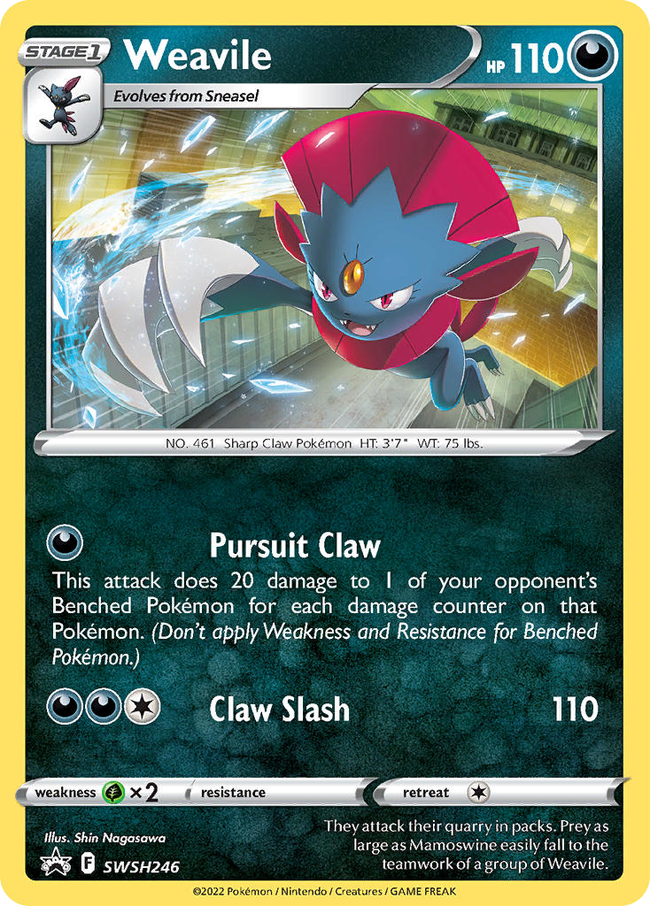 Weavile (SWSH246) [Sword & Shield: Black Star Promos] - Deck Out Gaming