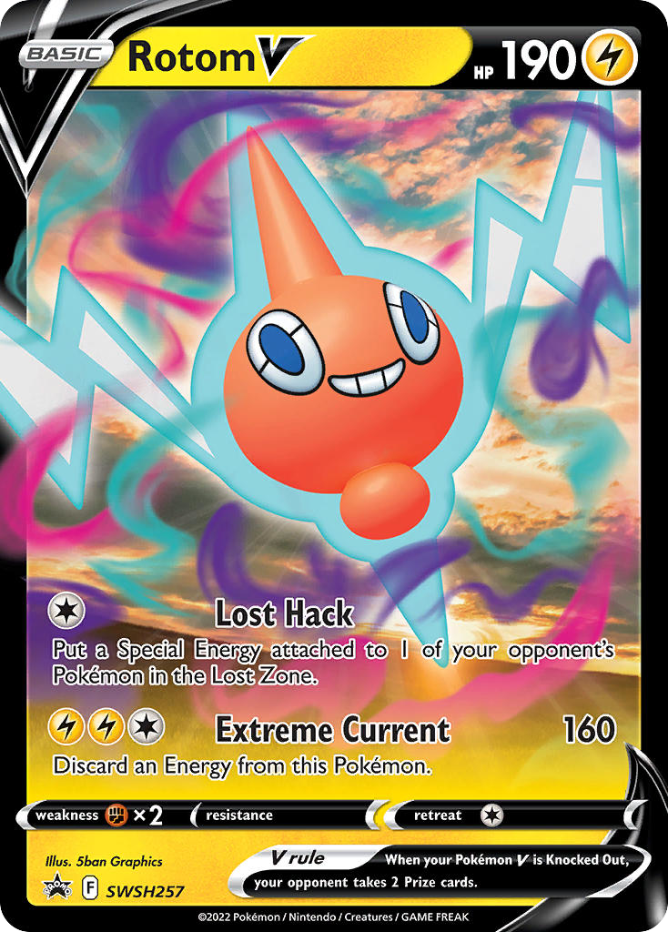 Rotom V (SWSH257) [Sword & Shield: Black Star Promos] - Deck Out Gaming