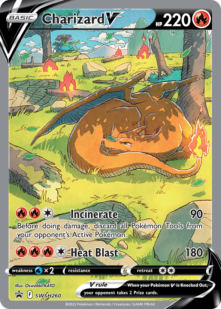 Charizard V (SWSH260) [Sword & Shield: Black Star Promos] - Deck Out Gaming