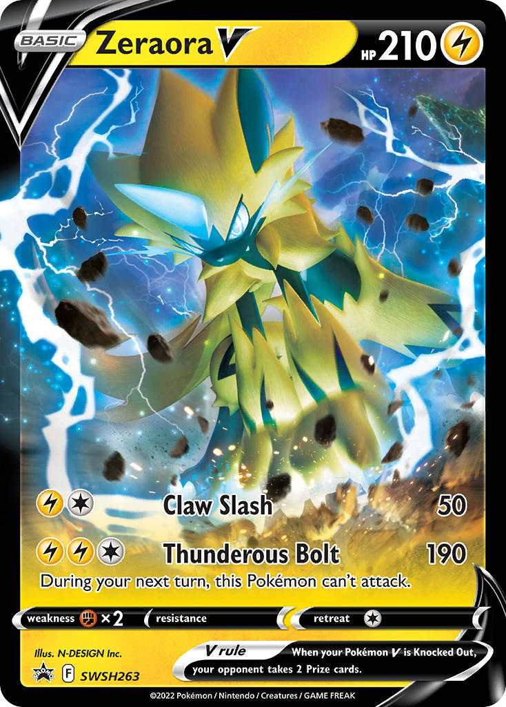 Zeraora V (SWSH263) [Sword & Shield: Black Star Promos] - Deck Out Gaming