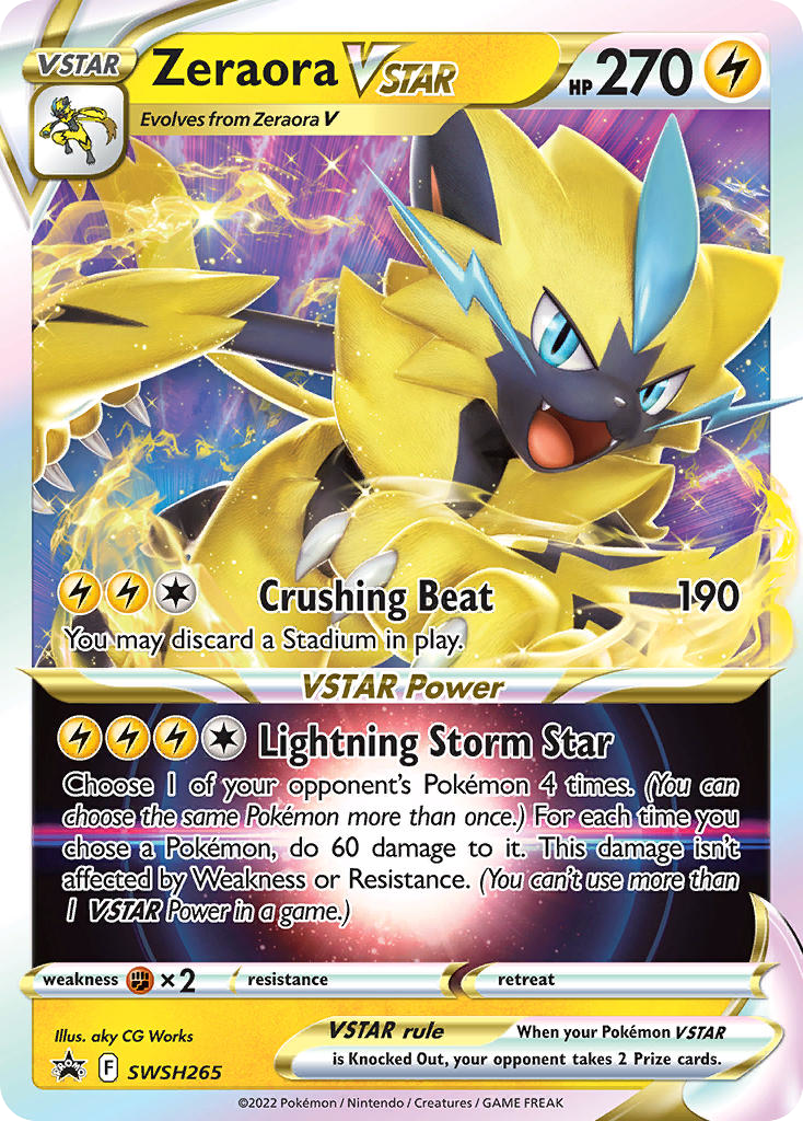 Zeraora VSTAR (SWSH265) [Sword & Shield: Black Star Promos] - Deck Out Gaming