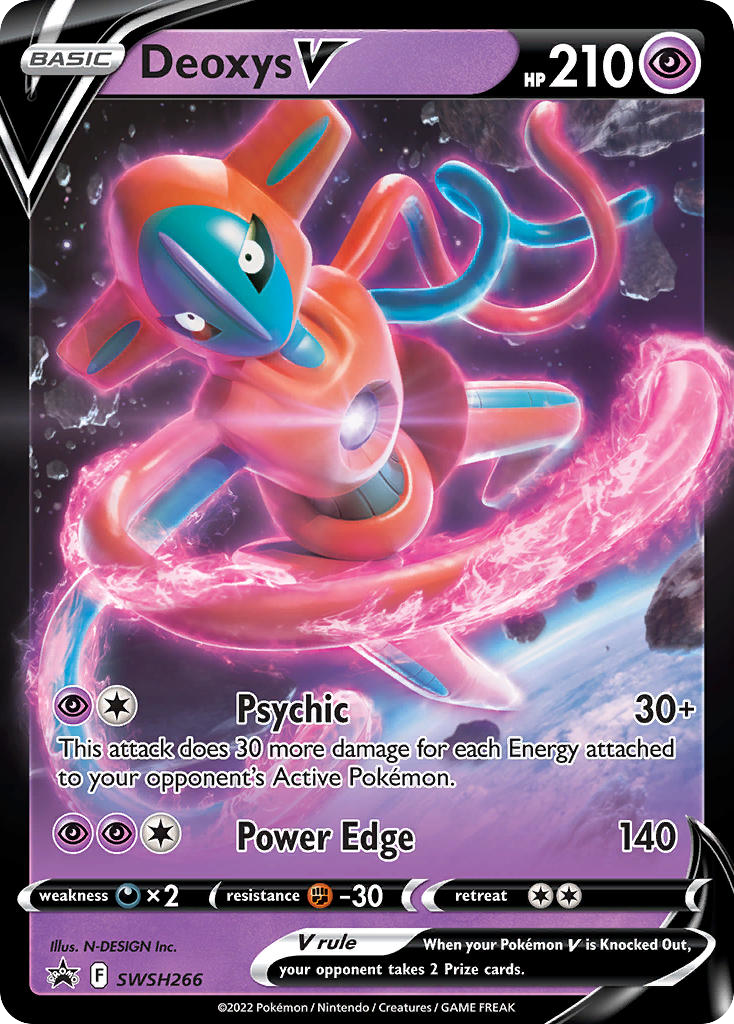 Deoxys V (SWSH266) [Sword & Shield: Black Star Promos] - Deck Out Gaming