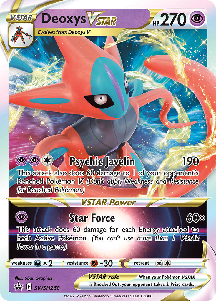 Deoxys VSTAR (SWSH268) [Sword & Shield: Black Star Promos] - Deck Out Gaming