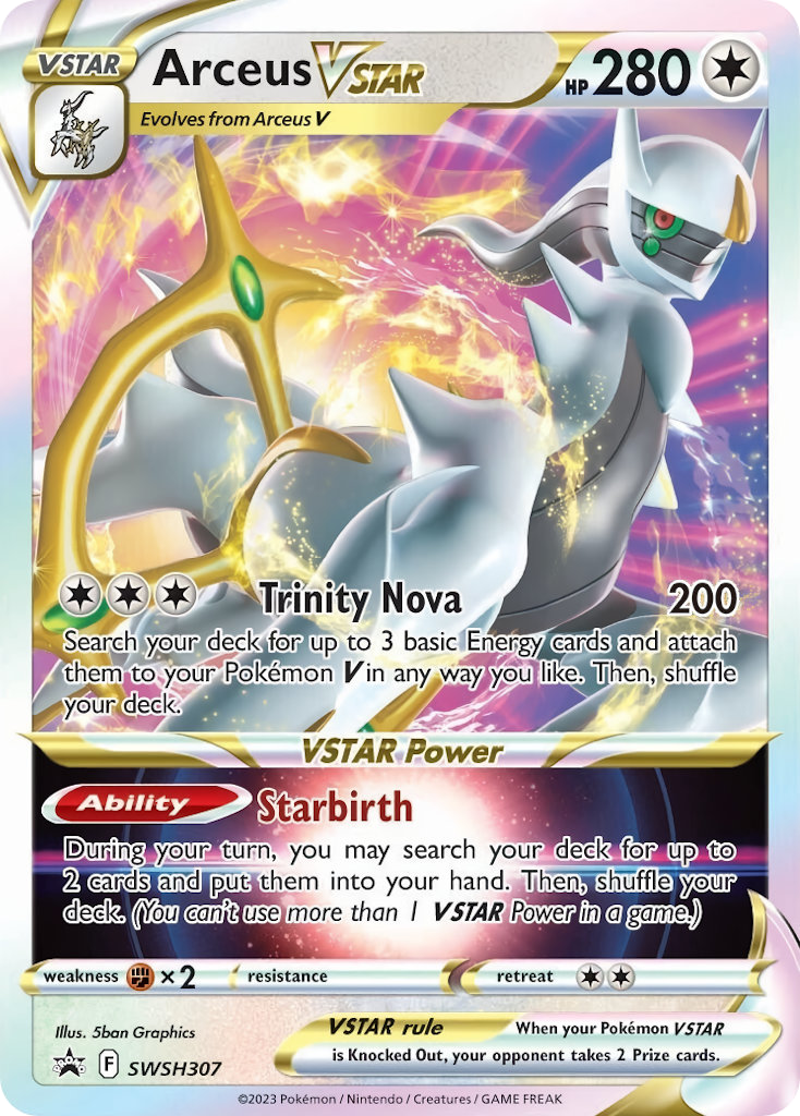 Arceus VSTAR (SWSH307) [SWSH: Sword & Shield Promo Cards] - Deck Out Gaming