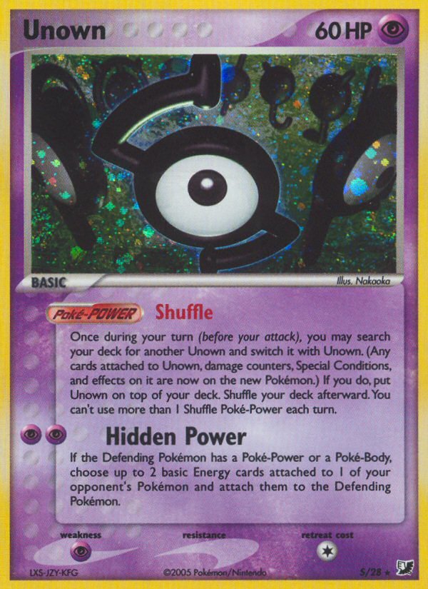 Unown (S) [EX: Unseen Forces] - Deck Out Gaming