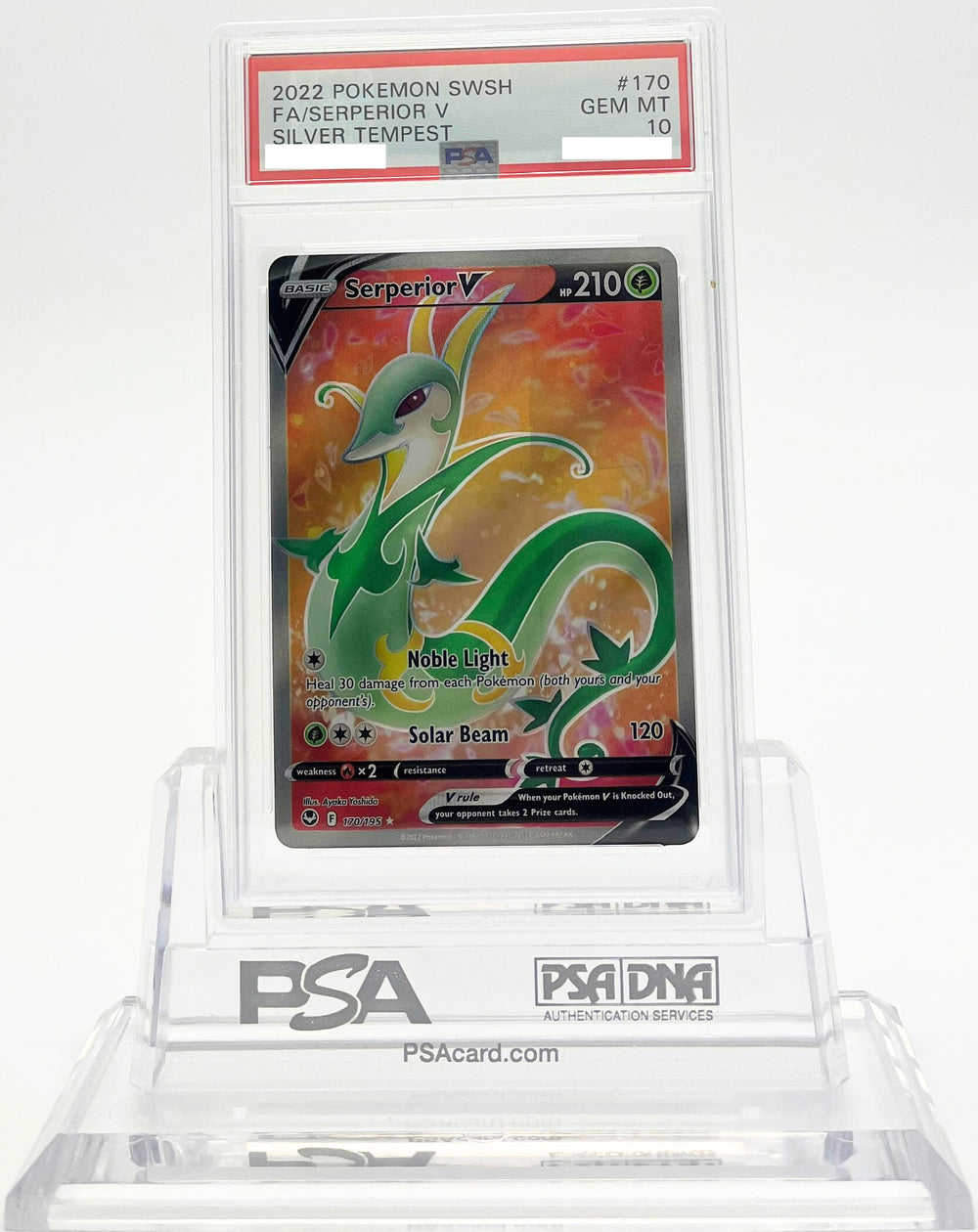 Serperior V - Silver Tempest - 170 - PSA 10 - Deck Out Gaming