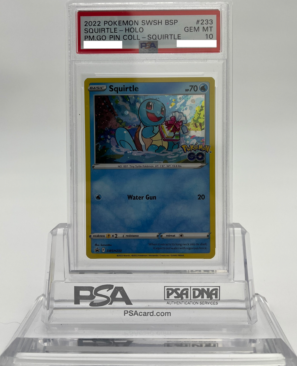 Squirtle - SWSH Promos - SWSH233 - PSA 10 - Deck Out Gaming