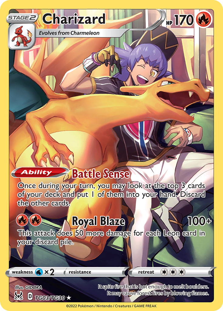 Charizard (TG03/TG30) [Sword & Shield: Lost Origin] - Deck Out Gaming