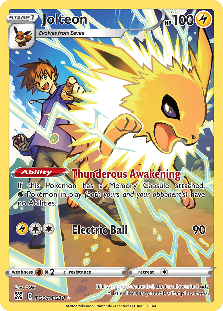 Jolteon (TG04/TG30) [Sword & Shield: Brilliant Stars] - Deck Out Gaming