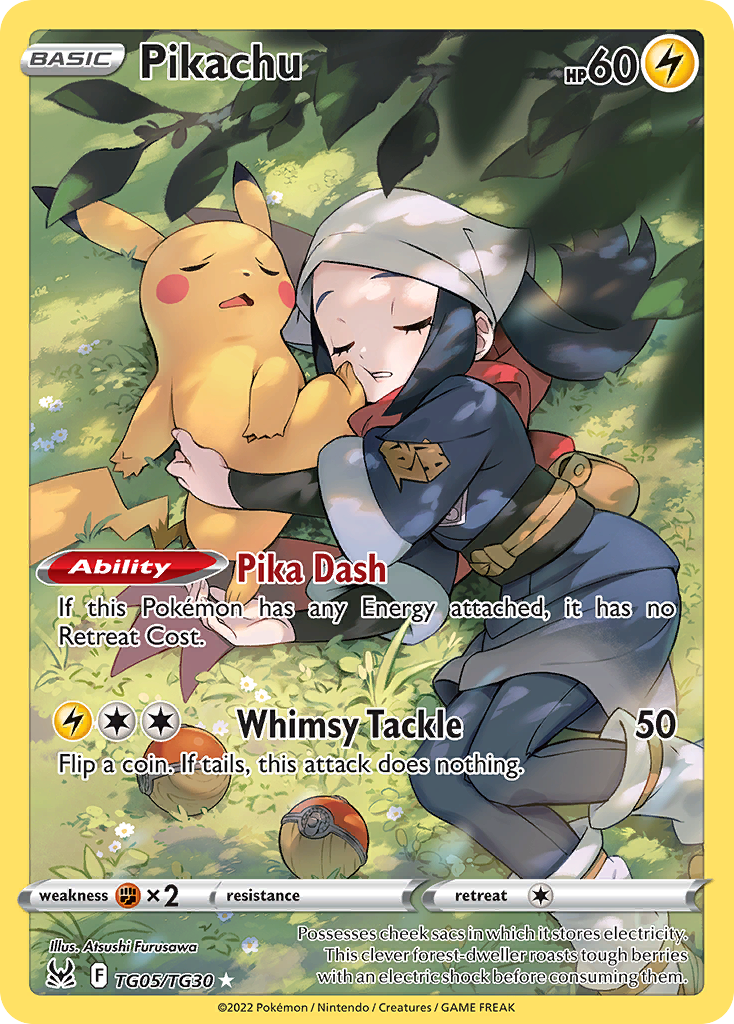 Pikachu (TG05/TG30) [Sword & Shield: Lost Origin] - Deck Out Gaming