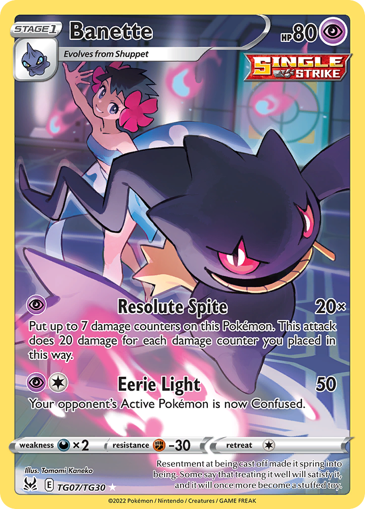 Banette (TG07/TG30) [Sword & Shield: Lost Origin] - Deck Out Gaming