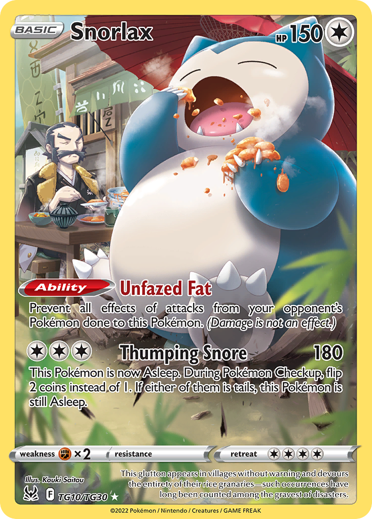 Snorlax (TG10/TG30) [Sword & Shield: Lost Origin] - Deck Out Gaming