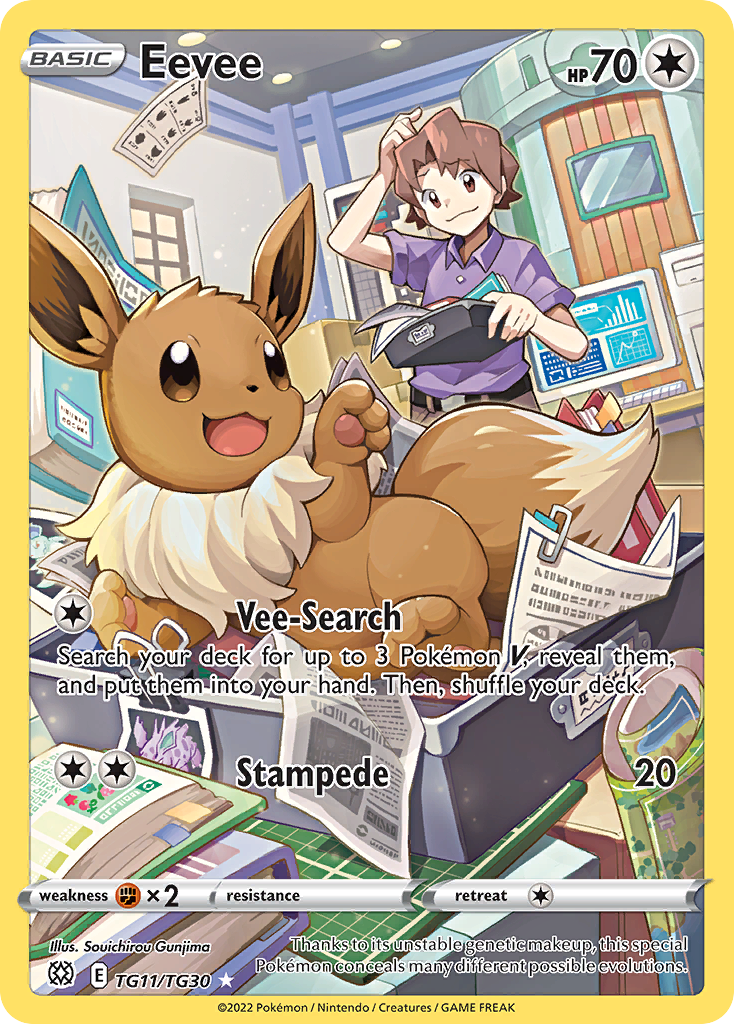 Eevee (TG11/TG30) [Sword & Shield: Brilliant Stars] - Deck Out Gaming