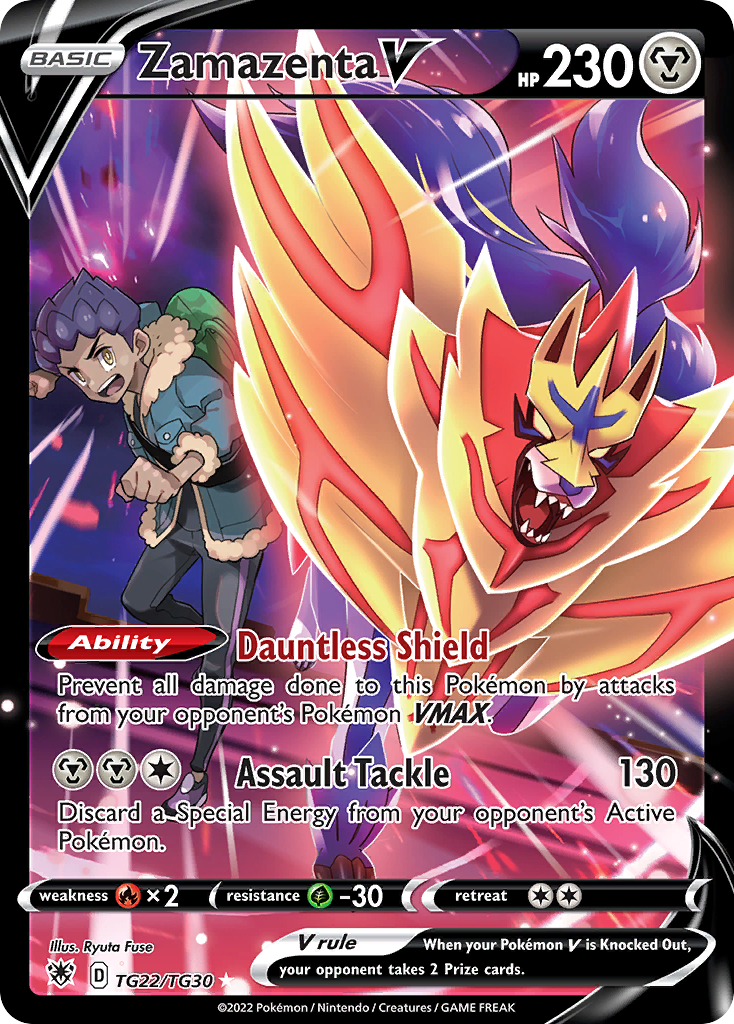 Zamazenta V (TG22/TG30) [Sword & Shield: Astral Radiance] - Deck Out Gaming