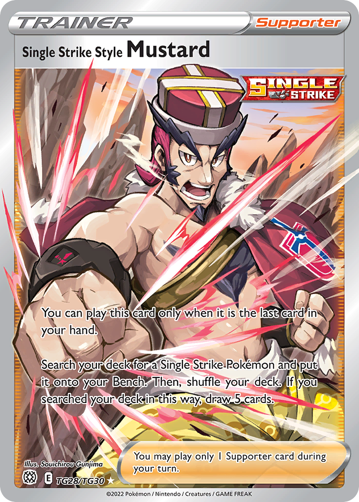 Single Strike Style Mustard (TG28/TG30) [Sword & Shield: Brilliant Stars] - Deck Out Gaming