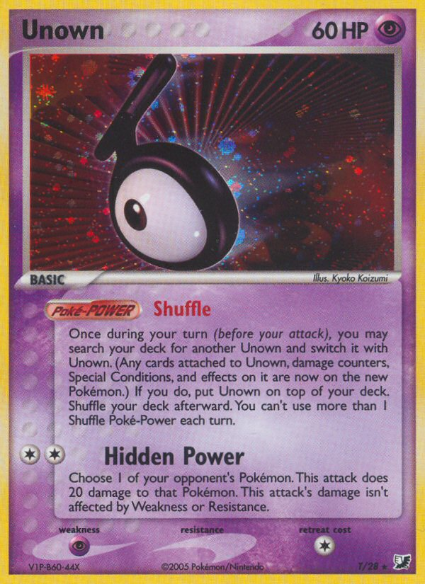 Unown (T) [EX: Unseen Forces] - Deck Out Gaming