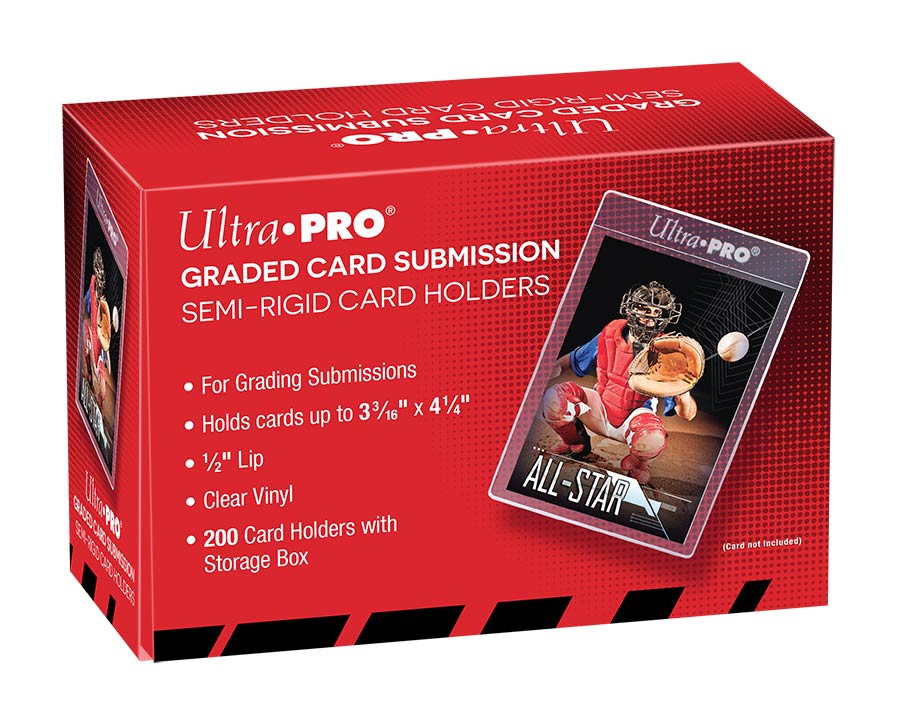Ultra Pro Tall Semi Rigid Card Holder - 200 Count