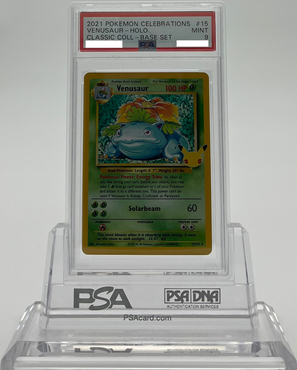 Venusaur - Celebrations Classic Collection - 15 - PSA 9 - Deck Out Gaming