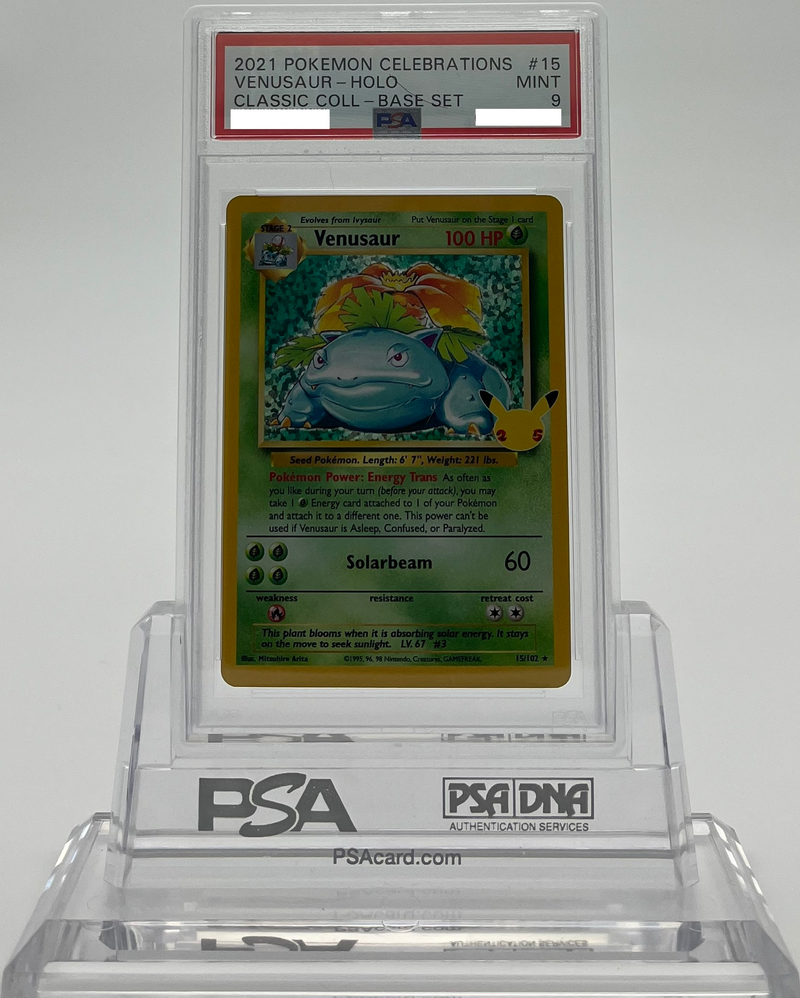 Venusaur - Celebrations Classic Collection - 15 - PSA 9 - Deck Out Gaming