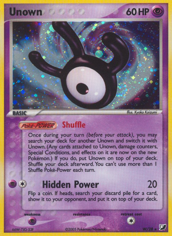 Unown (W) [EX: Unseen Forces] - Deck Out Gaming