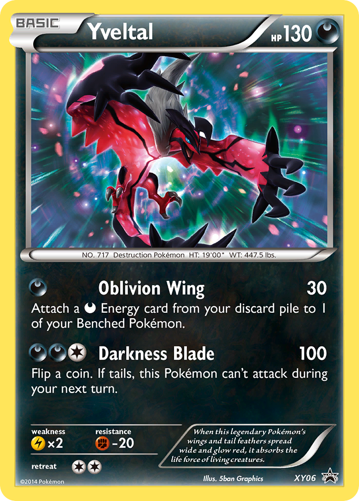 Yveltal (XY06) [XY: Black Star Promos] Holofoil - Deck Out Gaming