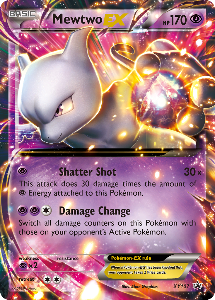 Mewtwo EX - XY107 (XY107) [XY Promos] - Deck Out Gaming