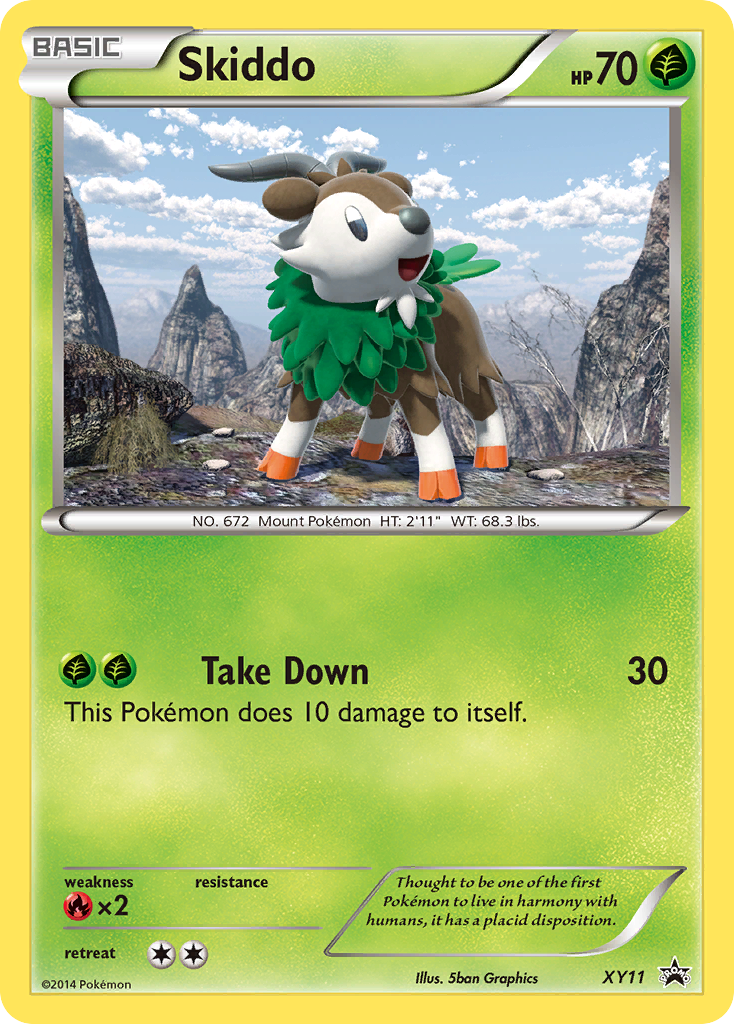 Skiddo (XY11) [XY Promos] - Deck Out Gaming