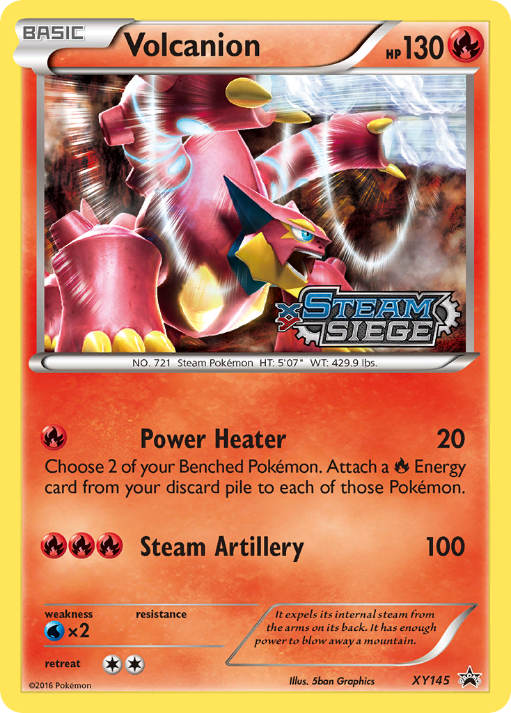 Volcanion (XY Steam Siege Prerelease) (XY145) [XY Promos] - Deck Out Gaming