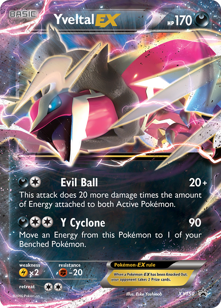 Yveltal EX - XY150 (Shiny) (XY150) [XY Promos] - Deck Out Gaming