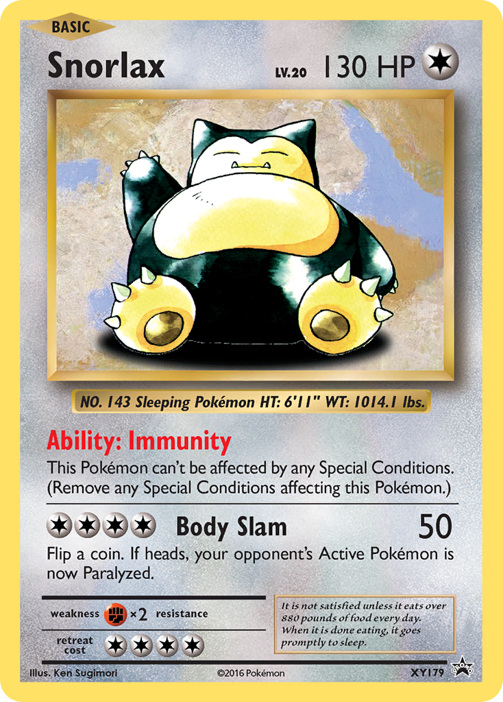 Snorlax - XY179 (XY179) [XY Promos] - Deck Out Gaming