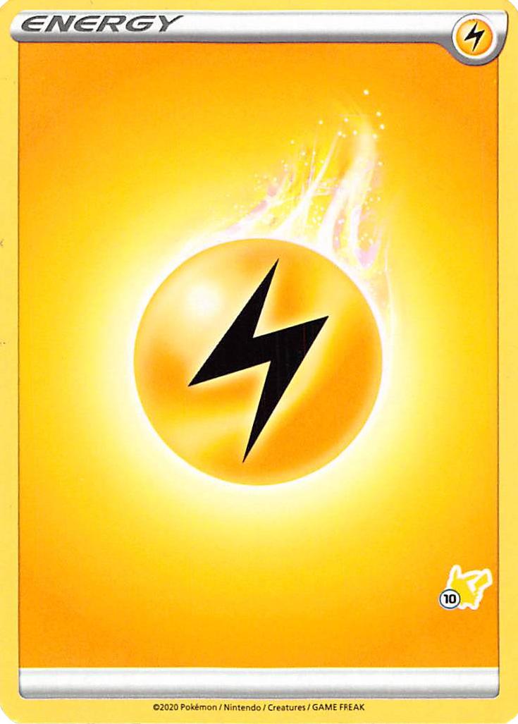 Lightning Energy (Pikachu Stamp #10) [Battle Academy 2022] - Deck Out Gaming