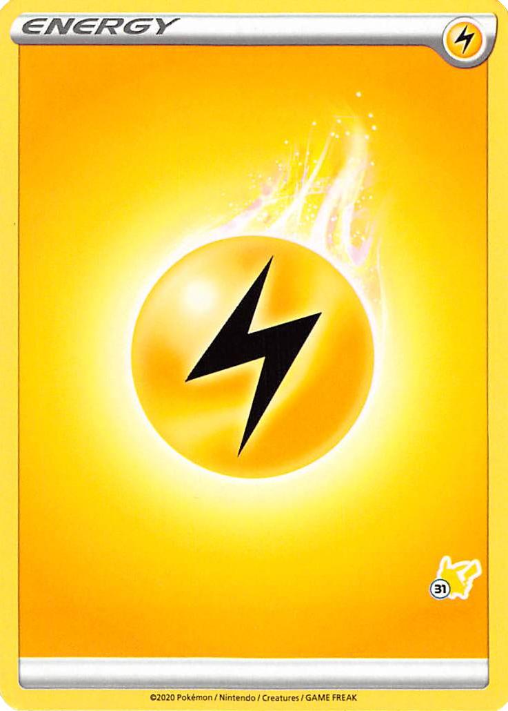 Lightning Energy (Pikachu Stamp #31) [Battle Academy 2022] - Deck Out Gaming